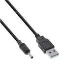 Produktbild: INLINE USB DC Stromadapterkabel, USB A Stecker zu DC 3,5x1,35mm 1m