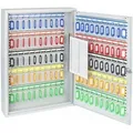 Produktbild: Hmf - 135100-07 Schlüsselschrank 100 Haken, 55 X 38 X 8 Cm, Schlüsselschrank, Schlüsselbox, Lichtgrau
