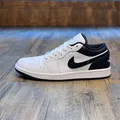 Produktbild: Nike Air Jordan 1 Low Gr.46 schwarz weiß 553558 132 Herren Damen Schuhe Sneaker