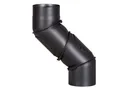 Produktbild: Firefix Ofenrohr FireFix Universalofenrohr-Bogen Ø 150 mm, schwarz
