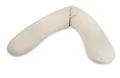Produktbild: Theraline Ersatzbezug für Das Original Schwangerschaftskissen & Stillkissen, Stillkissen Bezug 190 cm, Musselin aus 100% Baumwolle, Farbe: Sandbeige