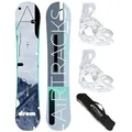 Produktbild: Airtracks Snowboard Damen Snowboard Set Drom »Mod. 25/26 (3 St), Snowboard Drom + Bindung Master W + SB Bag / 140 145 150 155 cm Master W M (Gr.38-41) | 140 cm