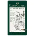 Produktbild: (1,33€/Stück) Castell 9000, Design Set mit 12 Bleistiften, Faber-Castell 119064