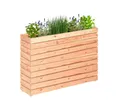 Produktbild: Mega-Holz Hochbeet Balkon-Hochbeet Lärche MODULO - L (Funktionsset, 2er Set besteht aus 2x Pflanzkübel Modulo 120x30x39), Modular