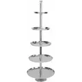 Produktbild: Etagere XXL Servierständer 5-stöckig 170cm Teller Obst Laden Deko Aluminium