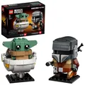 Produktbild: LEGO® BrickHeadz 75317 Der Mandalorianer™ und das Kind Neu & OVP