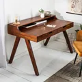 Produktbild: Massiver Sekretär MONSOON 100cm Akazie Schreibtisch Massivholz Konsole Holztisch