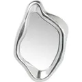 Produktbild: Wandspiegel, Silber, Glas, Holzwerkstoff, wellenförmig, 77.5x114.5x8.5 cm, in verschiedenen Größen erhältlich, Spiegel, Wandspiegel