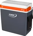 Produktbild: Zorn Kühlbox elektrische ZA24 12V & USB Anschluss grau/weiß/orange 21,9 L