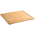 Produktbild: Schneidebrett Küchenbrett Braun Bambus 50x56x4cm Backbrett Holzbrett Küchenbrett