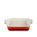 Produktbild: Le Creuset Poterie Auflaufformen Rechteckige Auflaufform Tradition Kirschrot 26 cm Poterie - Auflaufformen 71102260600001