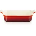 Produktbild: Le Creuset Auflaufform Tradition rechteckig 26 cm Kirschrot