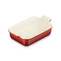 Produktbild: Le Creuset Rechteckige Auflaufform Tradition aus Steinzeug, 26 cm, 2.4 Liter, Kirschrot, 71102260600001