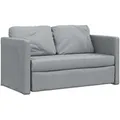 Produktbild: vidaXL Bodensofa mit Schlaffunktion Hellgrau 112x174x55 cm Stoff 353964