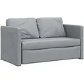 Produktbild: Vidaxl - Bodensofa Mit Schlaffunktion Hellgrau 112x174x55 Cm Stoff