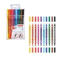 Produktbild: Herlitz Fineliner 10 Herlitz Fineliner-Faserschreiber my.pen / 2 Spitzen / 10 verschiede
