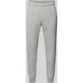 Produktbild: CHAMPION Regular Fit Sweatpants mit Logo-Stitching in Mittelgrau Melange, Größe L