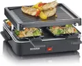 Produktbild: SEVERIN Mini Raclette-Grill für 4 Personen, platzsparend und kompakt, antihaftbeschichtet, 600 W, schwarz, RG 2370