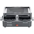 Produktbild: Severin 2370 Raclette Antihaftbeschichtung, 4 Pfännchen, Grillfunktion Schwarz