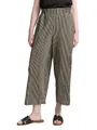 Produktbild: TOM TAILOR Denim Damen 1046824 Culotte High Waist Hose, 37995 - Black Beige Stripe, S EU