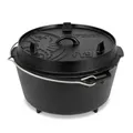 Produktbild: Petromax Dutch Oven Feuertopf m. Füße Gusseisen Schmortopf FT 0,5-18,0