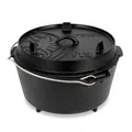 Produktbild: Dutch Oven Petromax Feuertopf mit Füße Gusseisen Schmortopf ft9 - 7,5 Liter