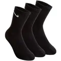 Produktbild: Nike Everyday Cushion Crew Sportsocken 3er Pack-Schwarz, Größe 42-46 (auch verfügbar in 34-38, 38-42, 46-50)