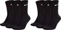 Produktbild: Nike Unisex Trainingssocken Everyday Cushioned Crew Socks SX7664 6 Paar, Größe:42-46, Artikel:-010 black