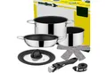 Produktbild: BRUNNER Topf-Set BRUNNER Camping Kochgeschirr Edelstahl ACADEMY NG Stapelbar, Leicht, (5-tlg)