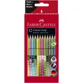 Produktbild: Faber-Castell Colour Grip Buntstifte Farbstifte 12er Set  Pastell Neon Metallic