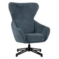Produktbild: MR. DEKO Ohrensessel Marconia drehbar | Eleganter Relaxsessel mit geschlossener Rückenlehne und gepolsterten Armlehnen | Lesesessel Wohnzimmer | Gemütlicher Fernsessel | Chair