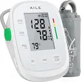 Produktbild: Blutdruckmessgerät (Blood pressure monitor) AILE: Oberarm-Blutdruckmessgerät für den Heimgebrauch,blutdruck messgerät große manschette(Verstellbare 22-42cm) Automatisches Oberarm-Blutdruckmessgerät