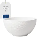 Produktbild: Villeroy & Boch - Manufacture Rock Blanc Müslischale 14 cm Weiß, Spülmaschinenfest, Mikrowellensicher, Schälchen, Kleine Schüssel für Müsli, Snacks oder Dips, Schale, Bol, Geschirr, Premium Porzellan