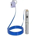 Produktbild: Msw - Brunnenpumpe Tauchpumpe Tiefbrunnenpumpe Wasserpumpe Gartenpumpe Edelstahl 370 W