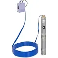 Produktbild: Msw - Brunnenpumpe Tauchpumpe Tiefbrunnenpumpe Wasserpumpe Gartenpumpe Edelstahl 370 W