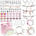 Produktbild: Mädchen Schmuck Basteln DIY Set ab 6-12 Jahre - Charm Armband Kit mit