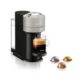 Produktbild: Nespresso Krups XN910B Vertuo Next Kaffeekapselmaschine | 1,1 L Wassertank | Kapselerkennung durch Barcode | 6 Tassengrößen | Power-Off Funktion | 54 % aus recyceltem Kunststoff | Light Grey