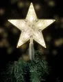 Produktbild: Weihnachtsbaum Spitze / Timer - LED STERN - 10 LED - Batterie betrieben