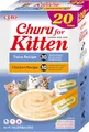 Produktbild: INABA Churu Creamy Snack für Kätzchen mit Omega 3, Taurin, hochwertiges Hühnerfleisch, Katzensnacks Junior 2-12 Monate, Kitten Nassfutter, Einzelzutat, Premium Kitten Leckerlies, 20 x 14g