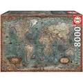 Produktbild: Educa Puzzle 9218017 - Historical World Map - 8000 Teile Puzzle
