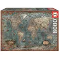 Produktbild: Educa Puzzle 9218017 - Historical World Map - 8000 Teile Puzzle