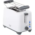 Produktbild: Adler AD 3216 Toaster in Weiß, mit Brötchenaufsatz, Auftaufunktion und Abschaltautomatik