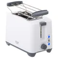 Produktbild: Adler AD 3216 Toaster 2-Scheiben 7 Stufen 1000W Weiß Brötchenaufsatz