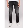 Produktbild: CAMP DAVID Regular-fit-Jeans mit Bleaching-Effekten schwarz 34
