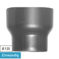 Produktbild: Rauchrohr / Ofenrohr Erweiterung 120mm - 150mm gussgrau Kaminrohr Ofen Rohr