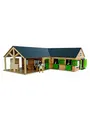 Produktbild: Kids Globe - Horse Corner Stable with 3 Boxes and Storage 1:24