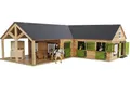 Produktbild: Kids Globe Spielwelt Kids Globe Horses Pferdehof aus Holz, 1:24, mit Tí?ren, Fenster +