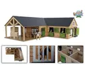 Produktbild: Pferdestall mit 4 Boxen und Waschplatz Modell von Kids Globe 1:24