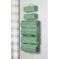 Produktbild: mDesign Handtuchregal Wand messing 6 Ablagen Handtuchhalter Badetuchhalter