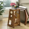 Produktbild: Klappstühle Tritthocker Hocker Trittstuhl Haushaltsleiter klappbar Massivholz
